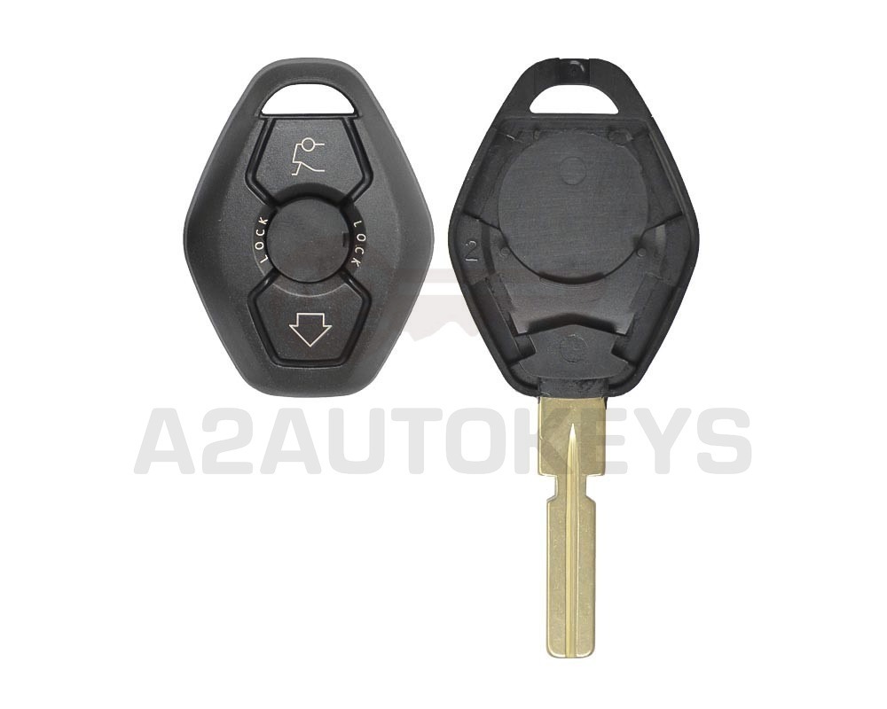 BMW X5 Remote Key Shell 3 Buttons Blade HU58