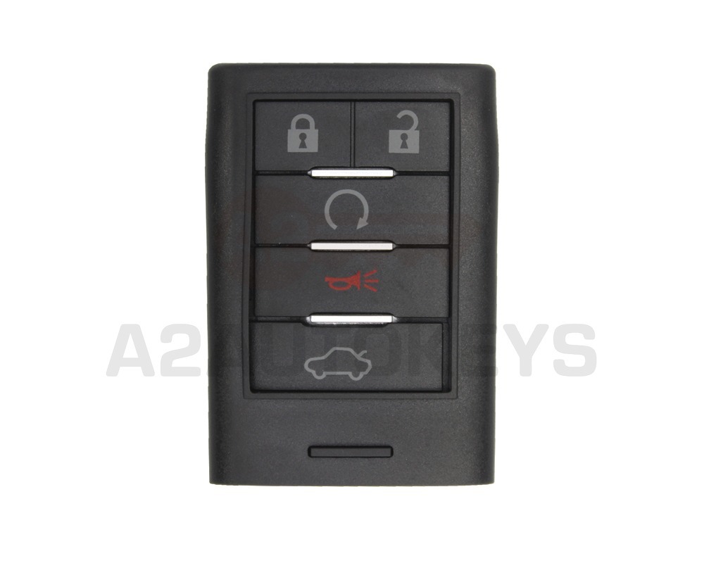 Cadillac Smart Remote Key Shell 5 Buttons