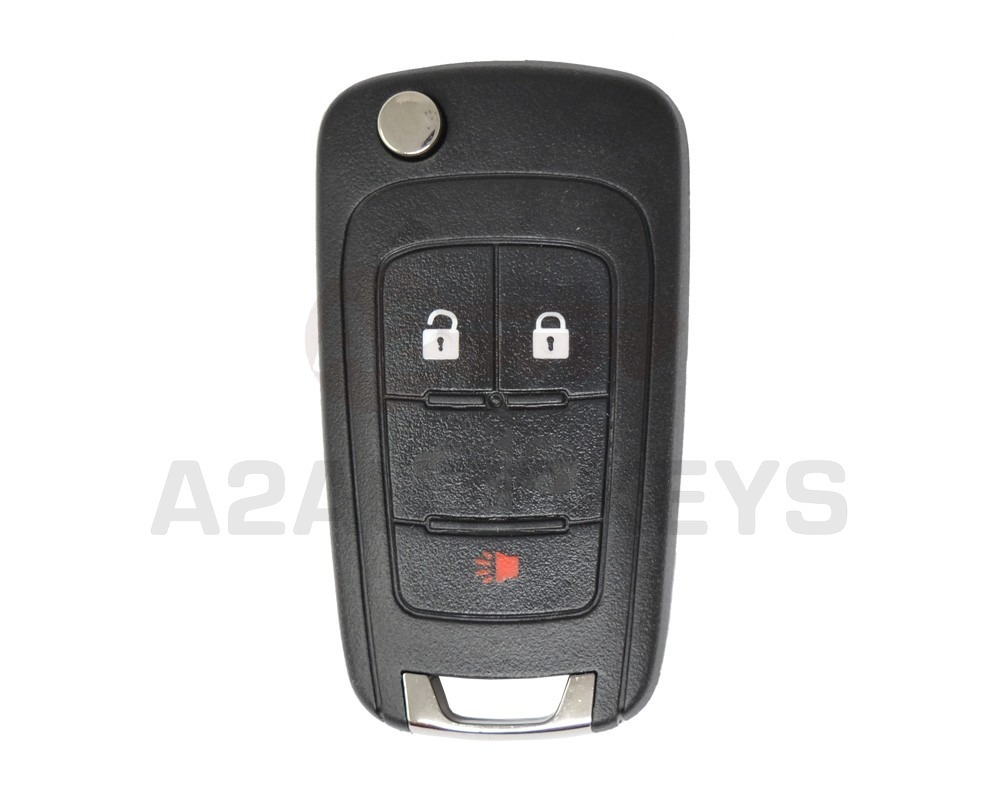 Chevrolet Camaro Flip Remote Key Shell 3 Buttons