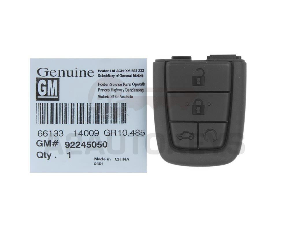 Chevrolet Caprice Lumina Genuine Remote Rubber 4 Button 92245050