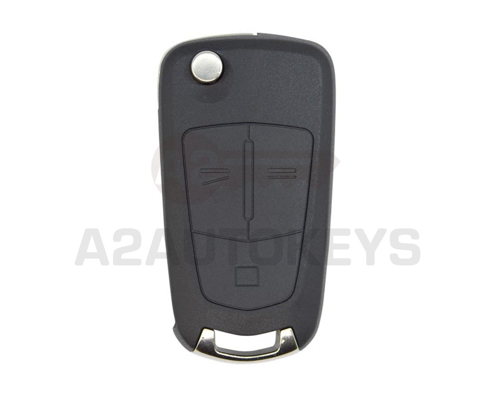 Chevrolet Captiva Flip Remote Key Shell 3 Buttons DWO5 Blade