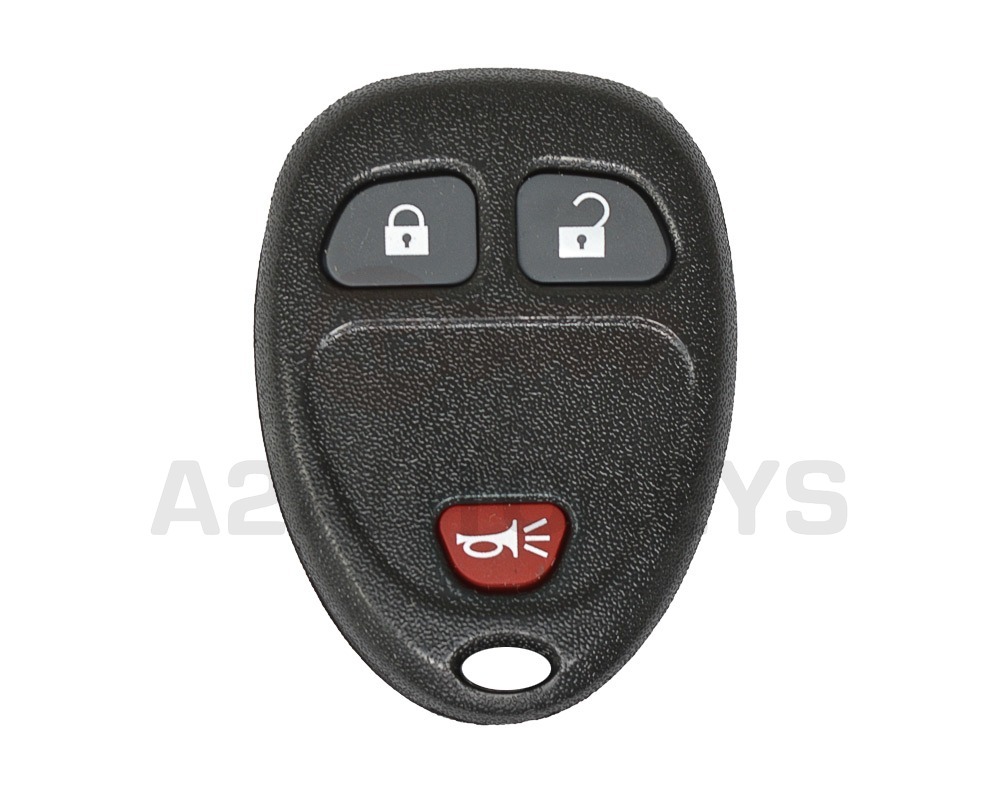 Chevrolet GMC 2008 Remote Key Shell 2+1 Button without Battery Holder