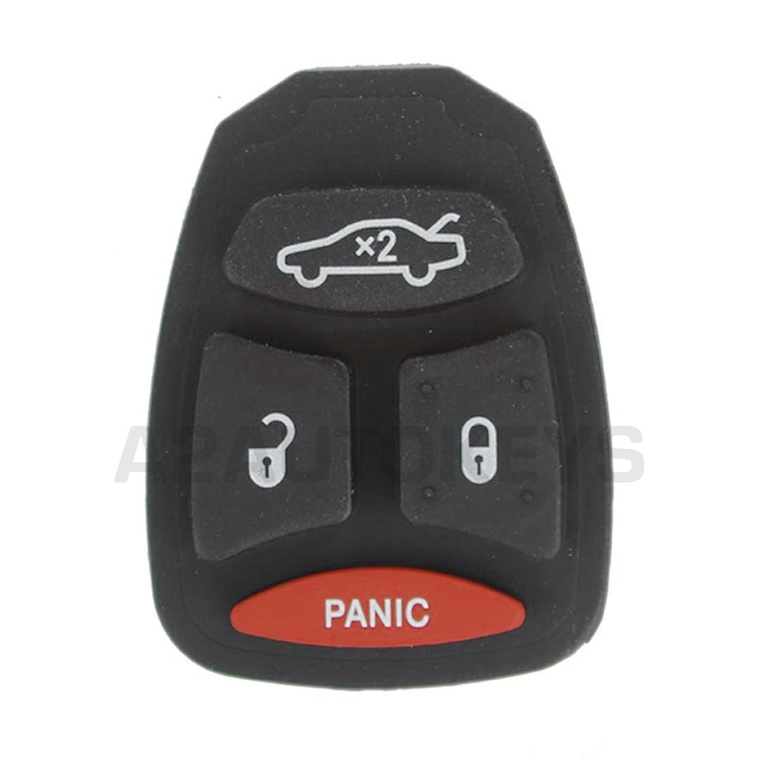Chrysler Dodge Jeep Remote Rubber 4 Button