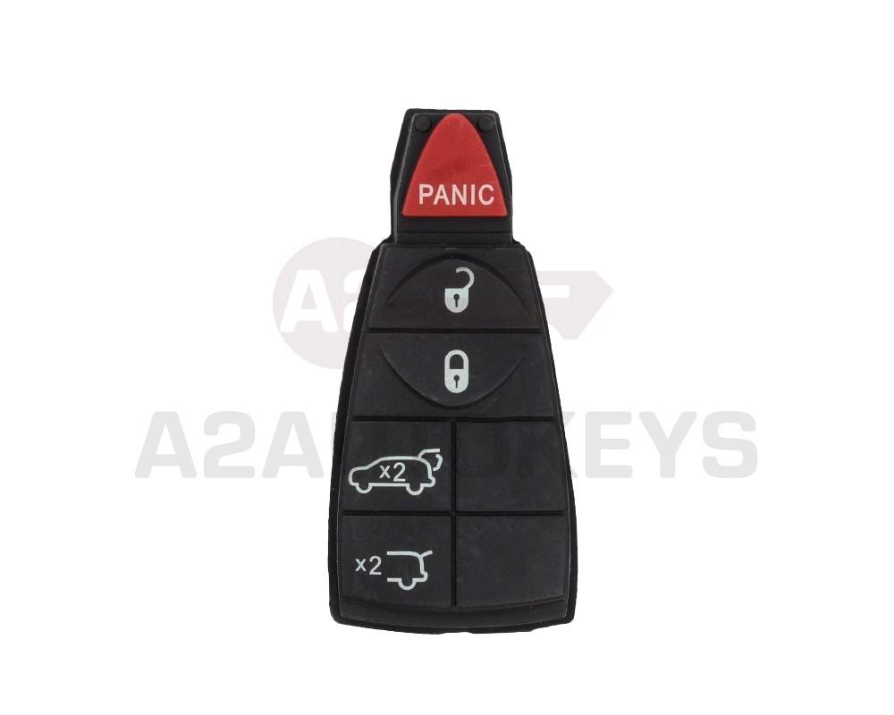 Chrysler Jeep Dodge Remote Key Rubber 4+1 Button SUV Trunk Type