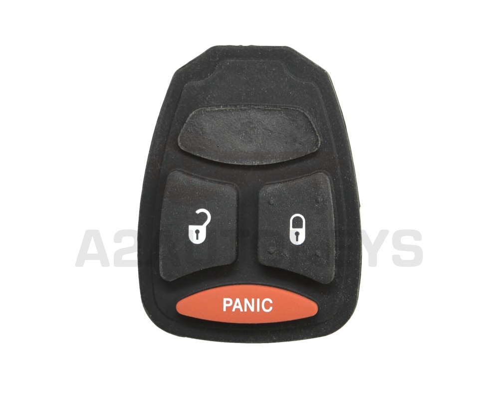 Chrysler Jeep Dodge Remote Key Shell 2+1 Big Buttons