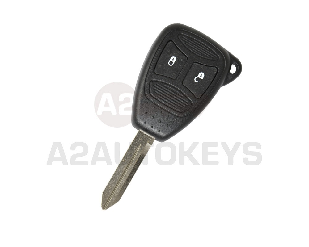 Chrysler Jeep Dodge Remote Key Shell 2 Button Big Button Type
