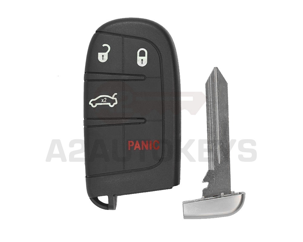 Chrysler Jeep Dodge Smart Remote Key Shell 3+1 Button