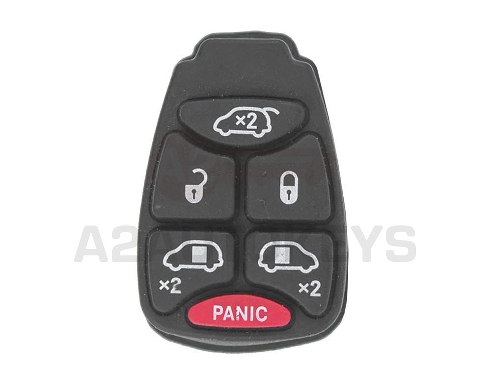 Chrysler Remote Rubber 6 Button