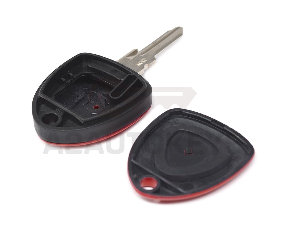 Ferrari Remote Key Shell 1 Buttons Non-Flip Red