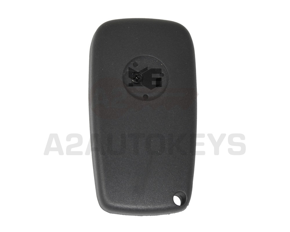 Fiat Fiorino Flip Remote Key Shell 3 Button Black Color