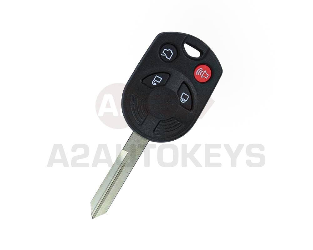 Ford 2010 Remote Key Shell 4 Buttons FO38R Blade