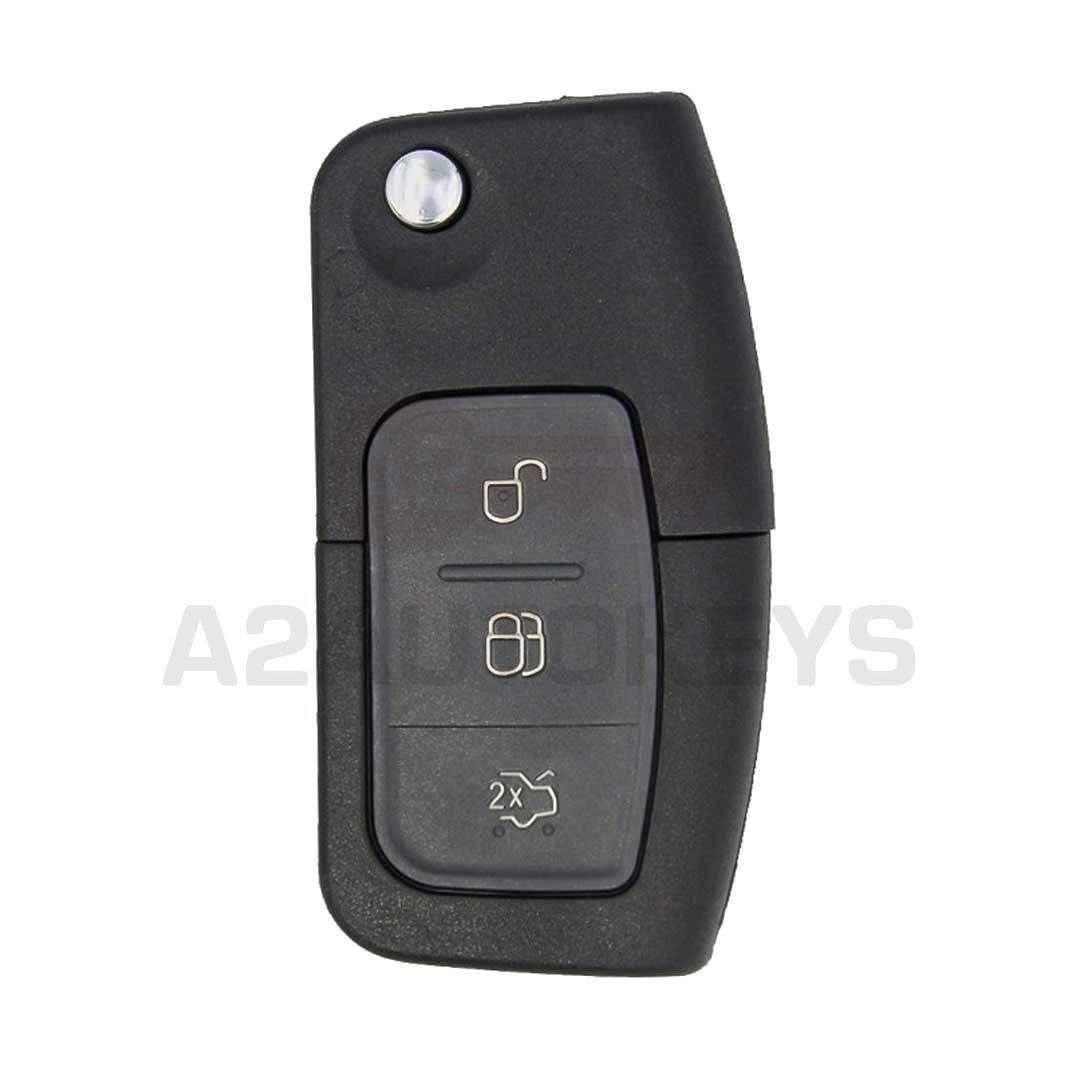 Ford Flip Remote Key Shell 3 Buttons FO21 Blade