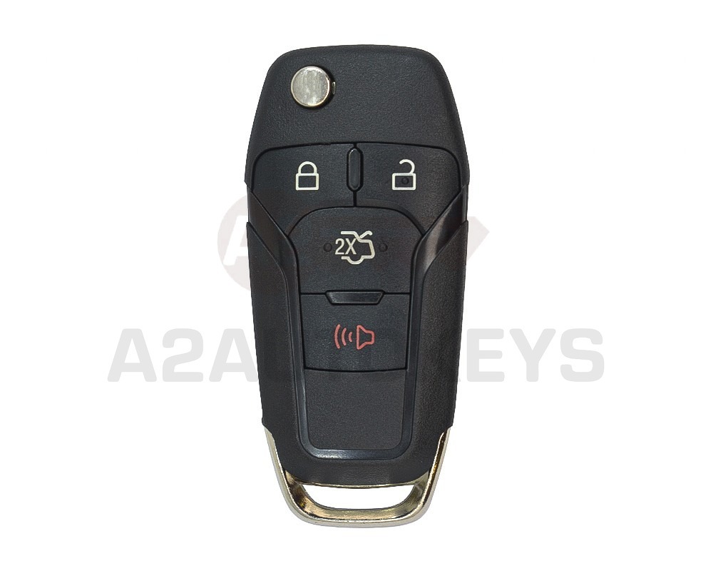 Ford Fusion Flip Remote Key Shell 3+1 Buttons