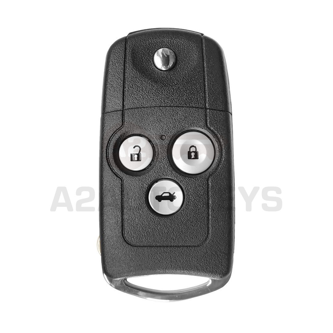 Honda Accord Modified Flip Remote Key Shell 3 Buttons