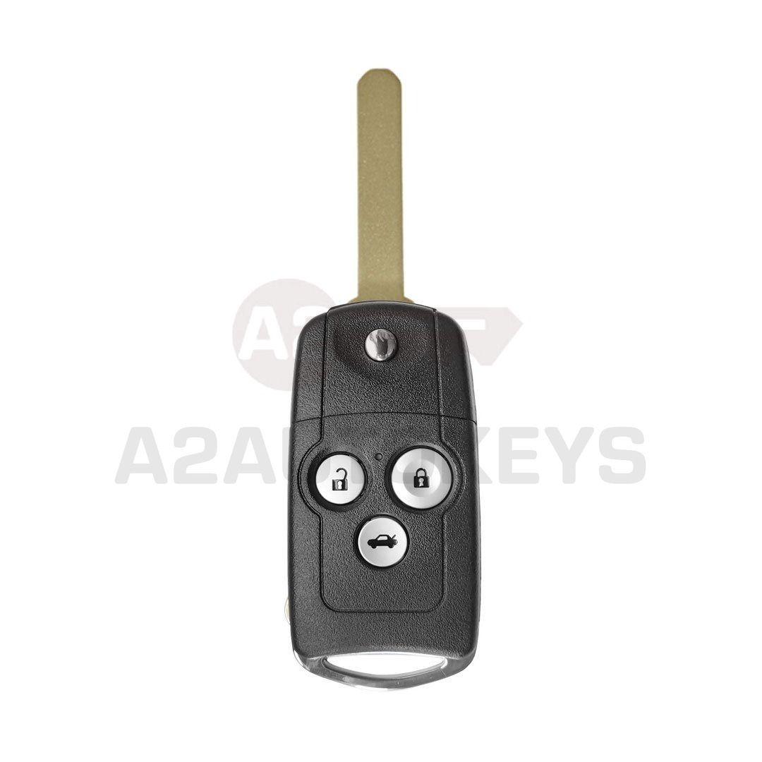 Honda Accord Modified Flip Remote Key Shell 3 Buttons