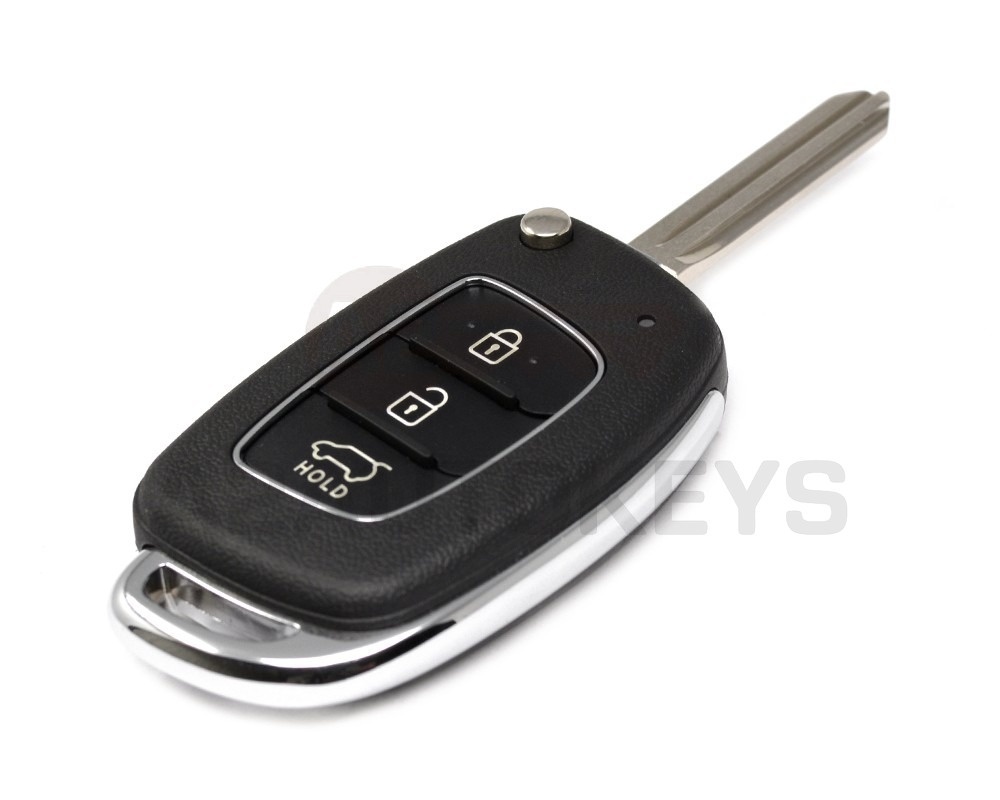 Hyundai 2017 Flip Remote Key Shell 3 Buttons HYN14R