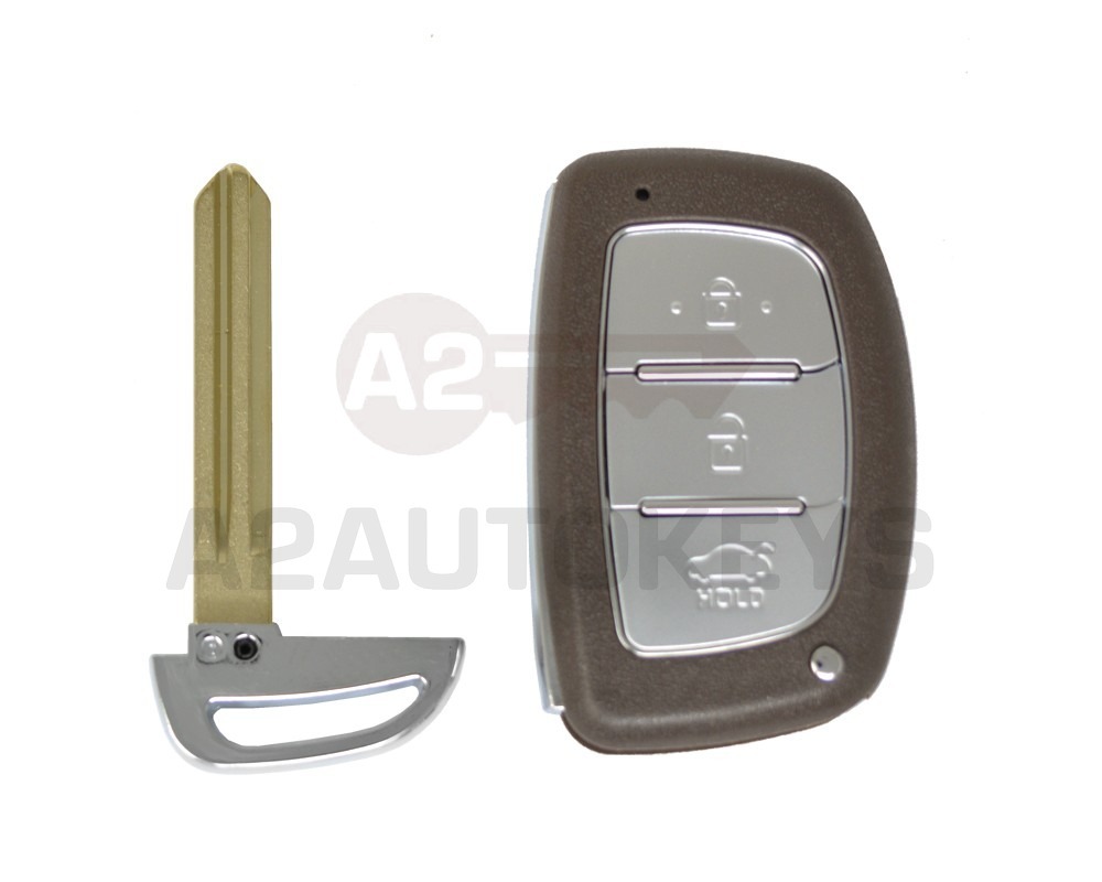 Hyundai Elantra 2015 Smart Remote Key Shell 3 Buttons HYN14R Blade