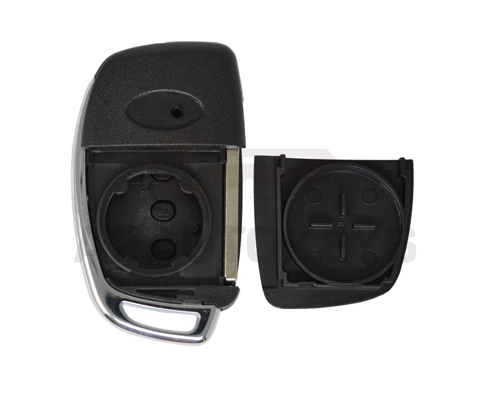 Hyundai Santa Fe 2013-2015 Flip Remote Key Shell 3+1 Button HYN17R Blade