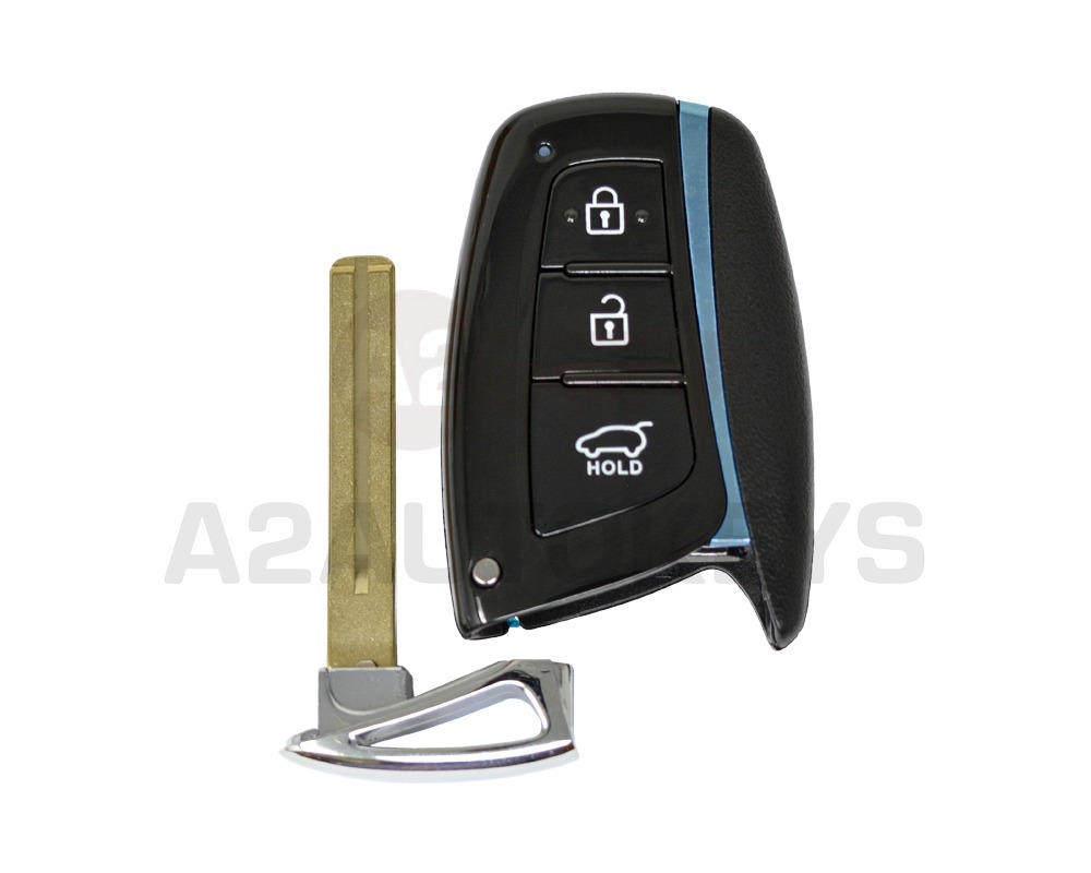 Hyundai Santa Fe Smart Key Shell 3 Buttons TOY48 Blade