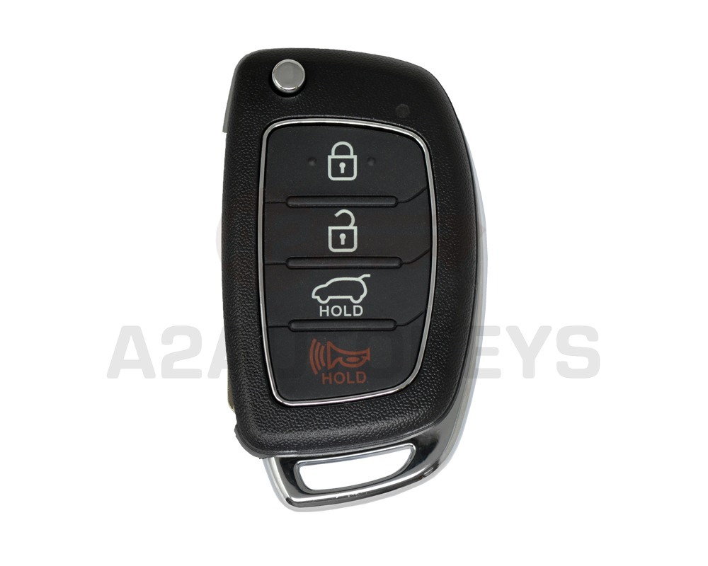 Hyundai Tucson 2014 Flip Remote Key Shell 4 Button TOY48 Blade