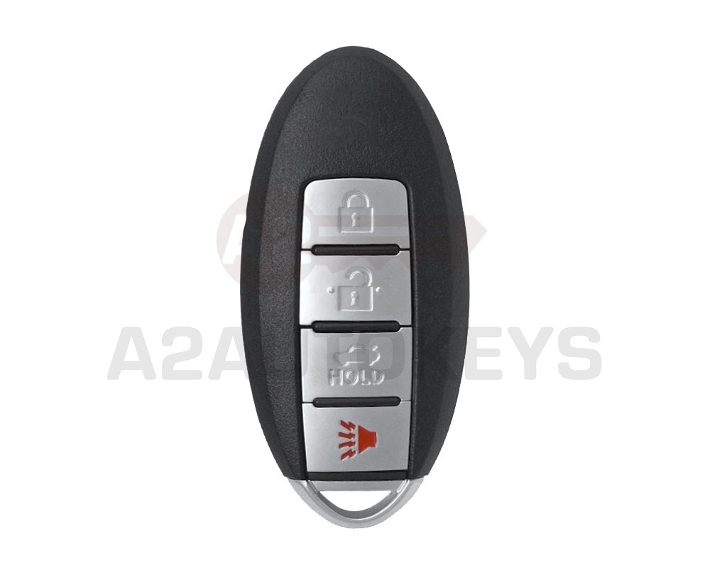 Infiniti Smart Remote Key Shell 3+1 Button Left Battery Type