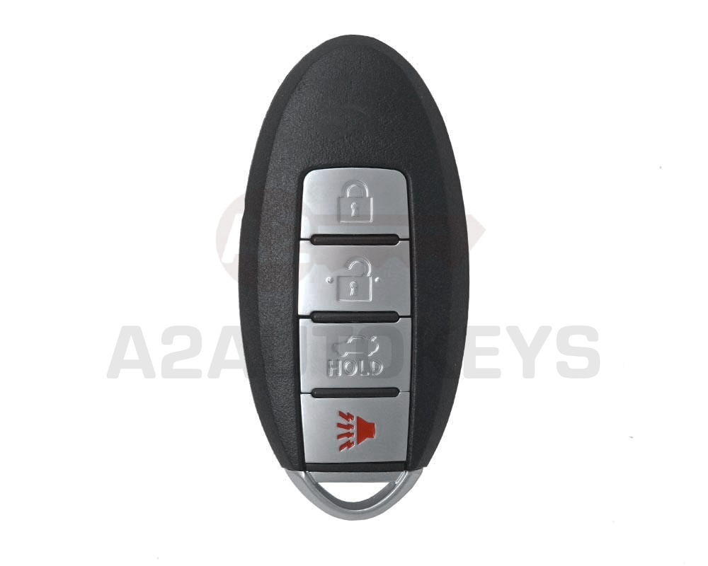 Infiniti Smart Remote Key Shell 3+1 Button With Side Groove Right Battery Type