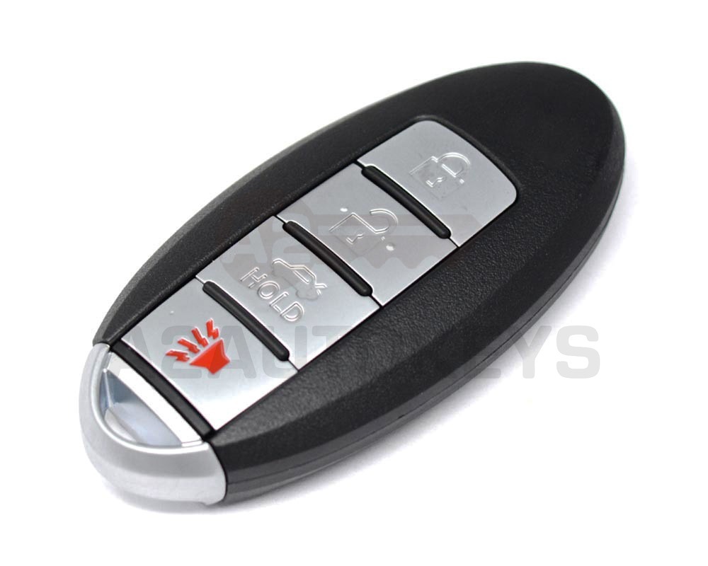 Infiniti Smart Remote Key Shell 3+1 Button With Side Groove Right Battery Type
