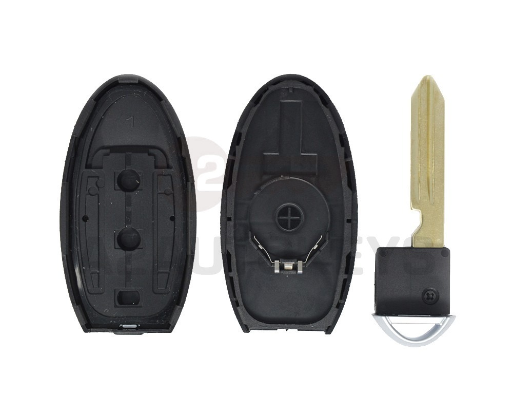 Infiniti Smart Remote Key Shell 3 Buttons Middle Battery Type