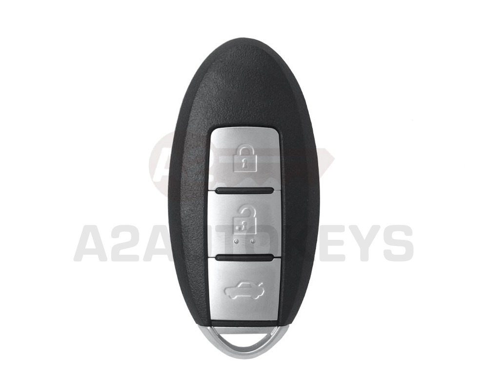 Infiniti Smart Remote Key Shell 3 Buttons With Side Groove Right Battery Type