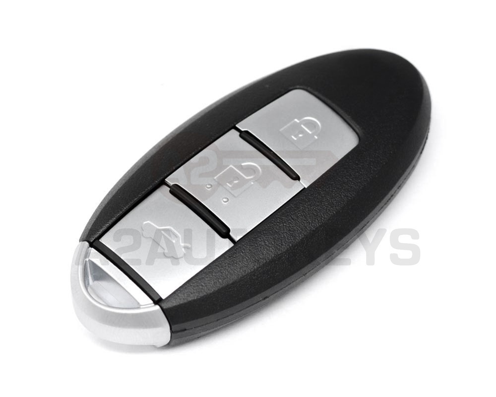 Infiniti Smart Remote Key Shell 3 Buttons With Side Groove Right Battery Type