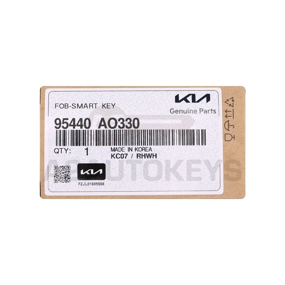 KIA Niro 2025 Genuine Smart Remote Key 4 Buttons 433MHz 95440-AO330