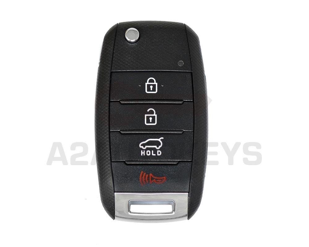 Kia Flip Remote Key Shell 3+1 Button With Panic HYN14R Blade