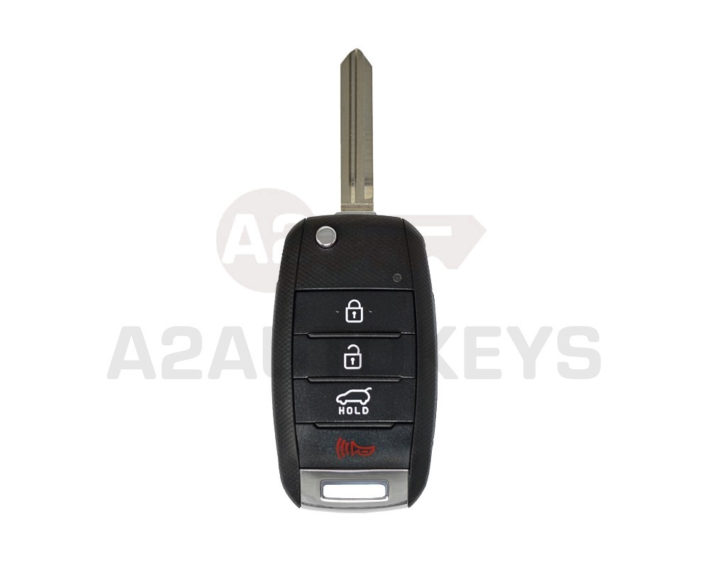 Kia Flip Remote Key Shell 3+1 Button With Panic HYN14R Blade