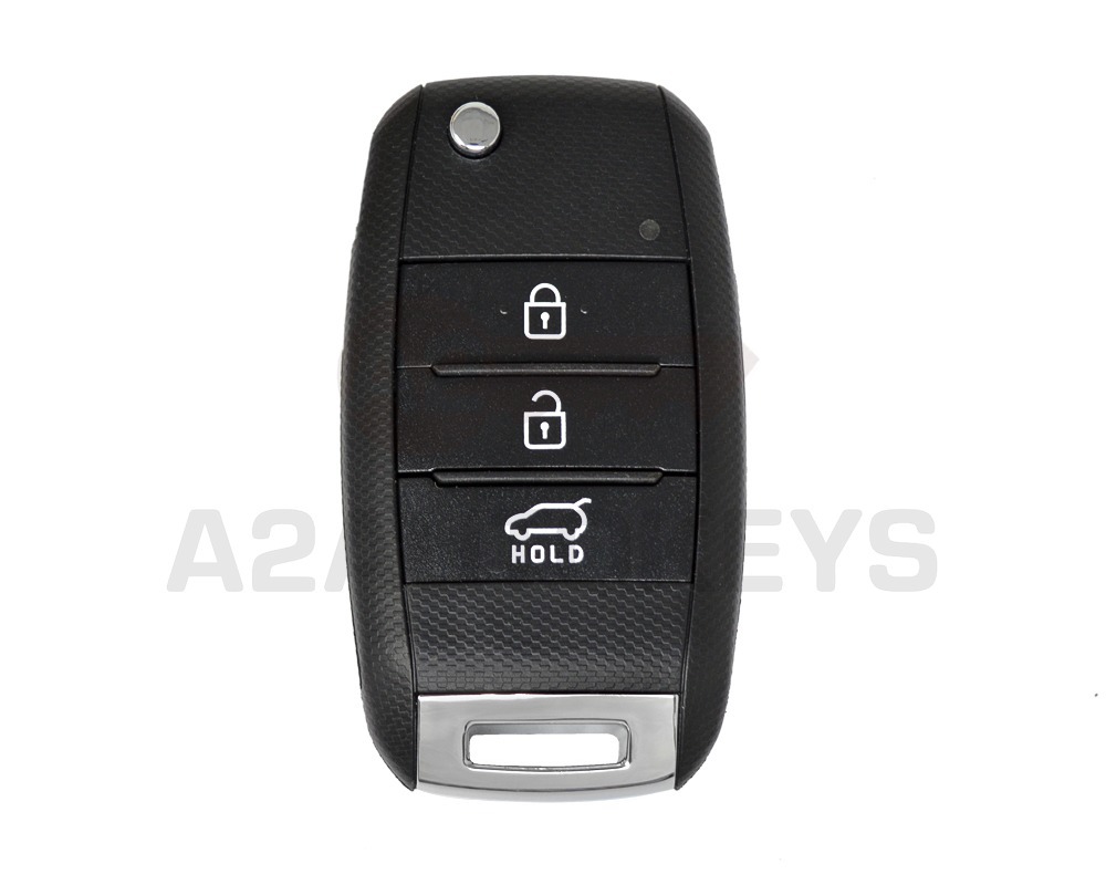 Kia Flip Remote Key Shell 3 Button Without Panic