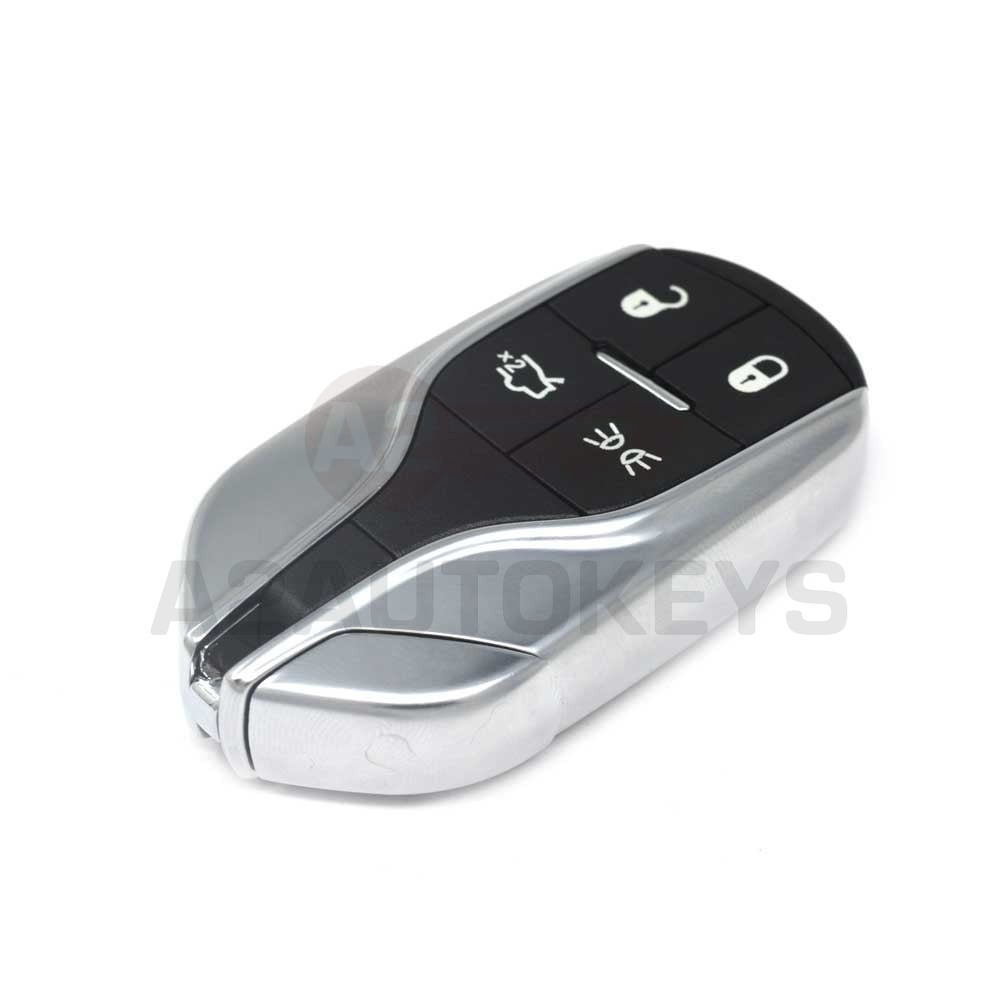 Maserati Chrome Smart Key Remote Shell 4 Buttons