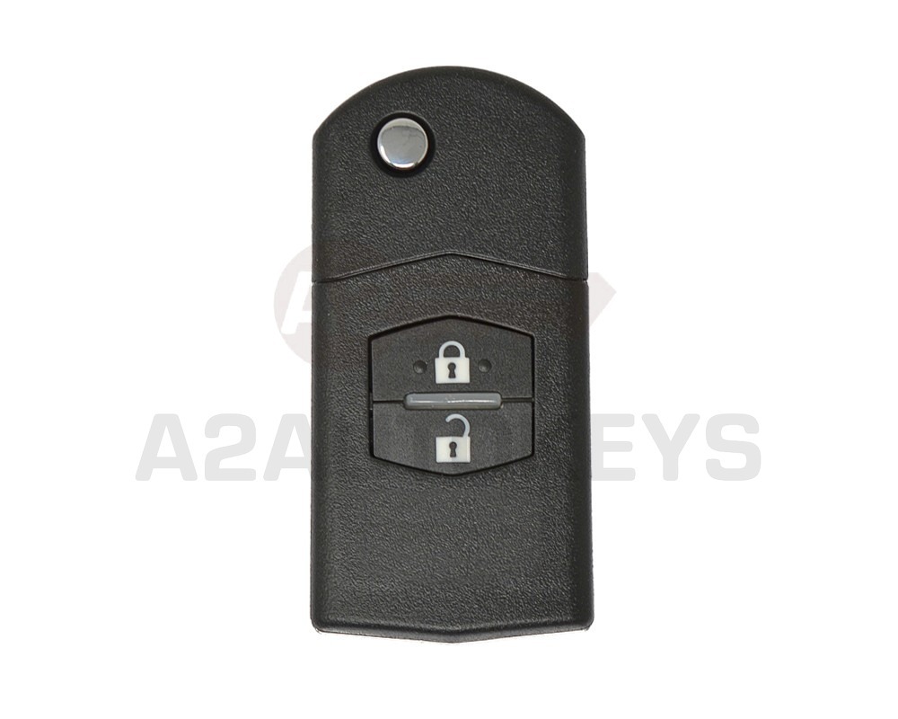 Mazda Flip Remote Key Shell 2 Button With Head