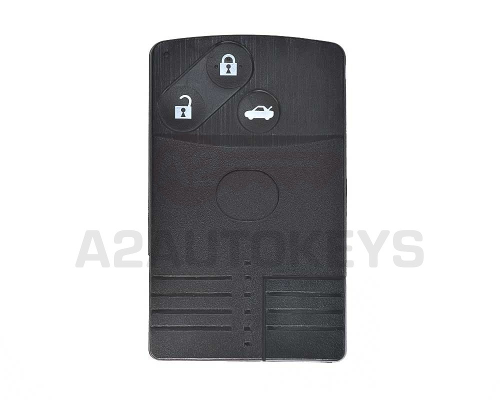 Mazda Remote Card Shell 3 Button