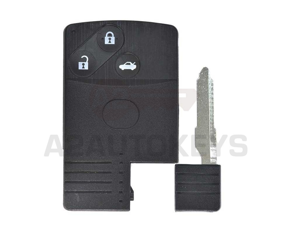 Mazda Remote Card Shell 3 Button