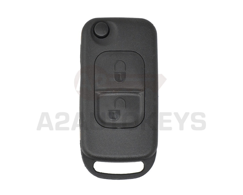Mercedes Benz Flip Remote Key Shell 2 Buttons HU64 Blade
