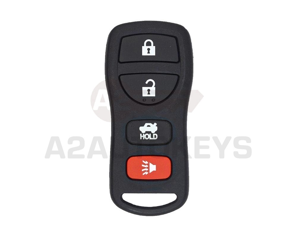 Nissan Altima 2005 Remote Key Shell 4 Buttons