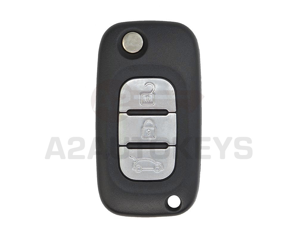 Nissan REN Flip Remote Key Shell 3 Buttons