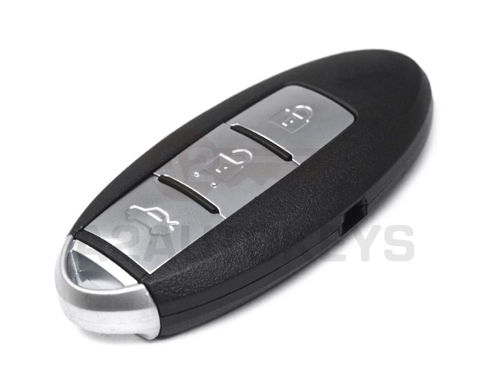 Nissan Smart Key Remote Shell 3 Buttons With Side Groove Right Battery Type