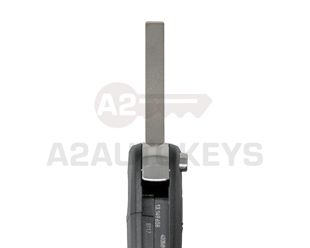Opel Flip Remote Key Shell 2 Button
