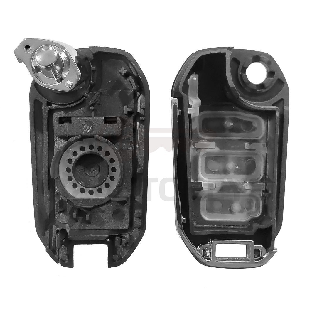 Peugeot 301-508 Citroen C-Elysee C4-Cactus Flip Remote Key Shell