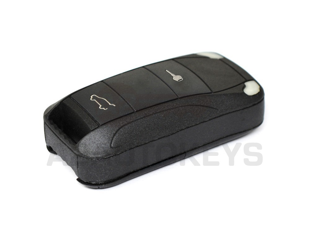 Porsche Flip Remote Key Shell 2 Button