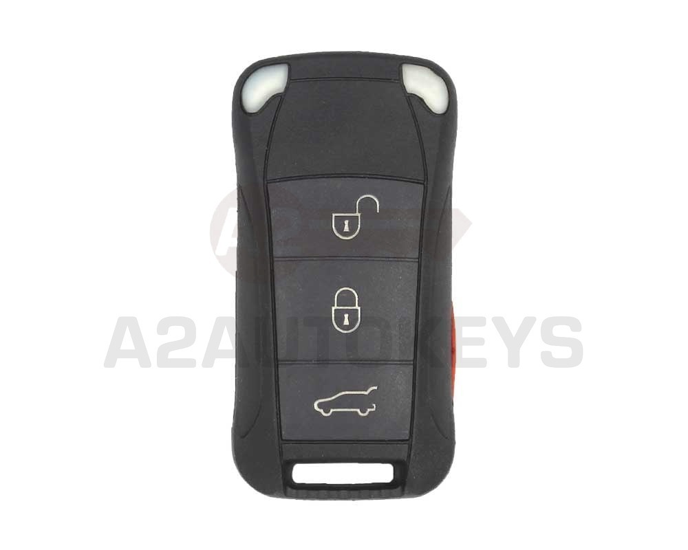 Porsche Flip Remote Key Shell 3+1 Button With Side Panic