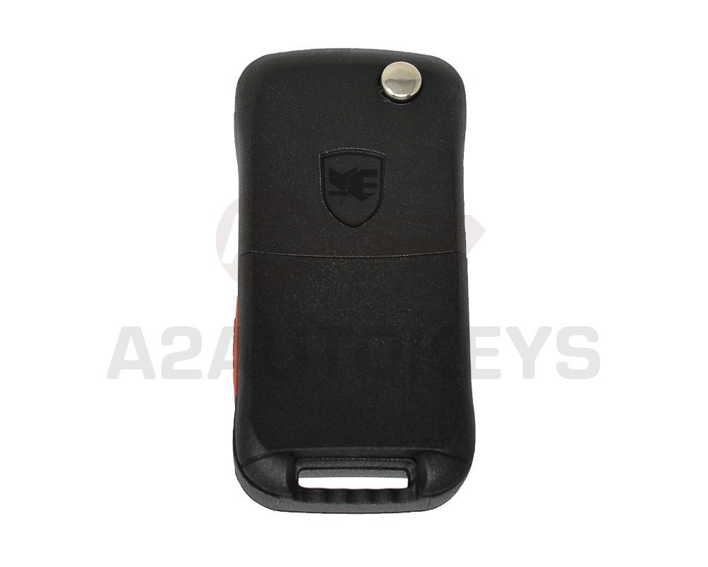 Porsche Flip Remote Key Shell 3+1 Button With Side Panic