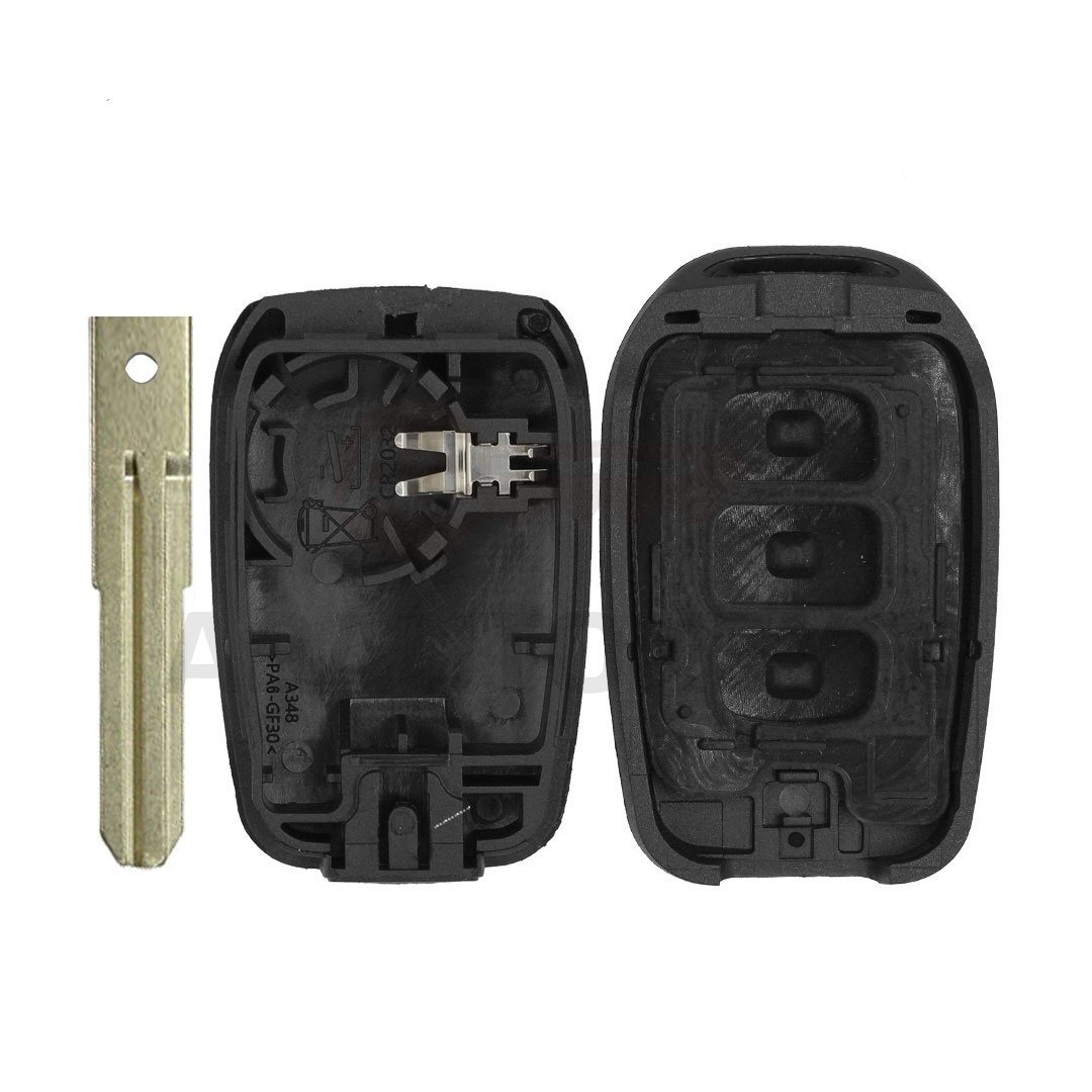 REN Non-Flip Remote Key Shell 3 Buttons NSN11 Blade