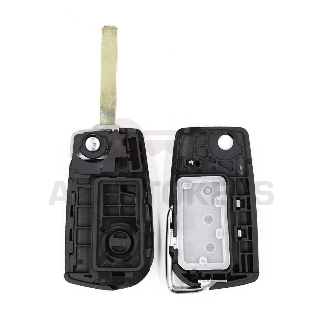 Toyota Corolla Flip Remote Key Shell 2 Buttons VA2 Blade