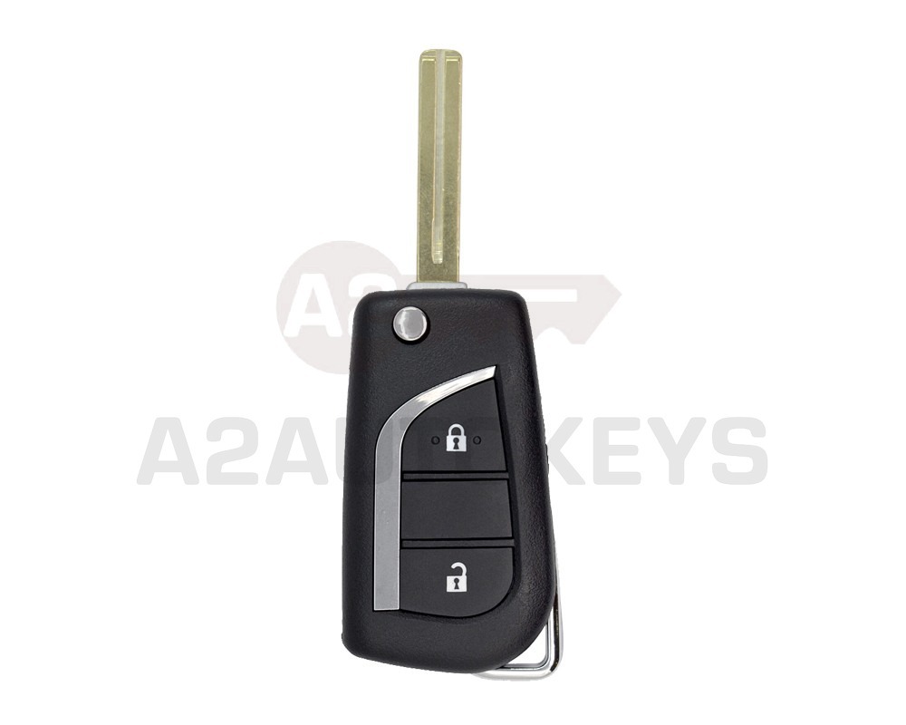 Toyota Corolla Flip Remote Shell 2 Buttons TOY48 Blade